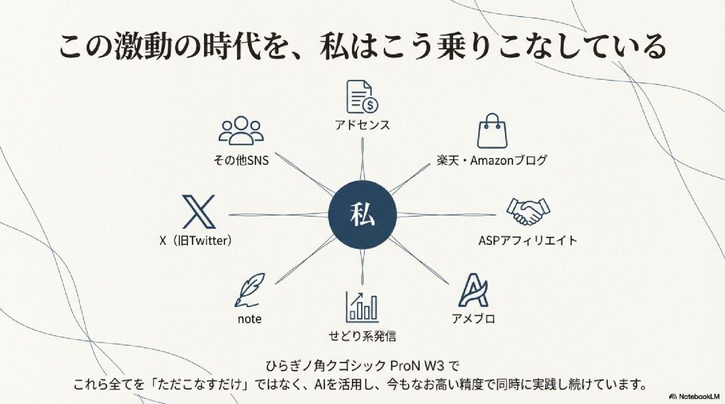 この荒波を乗りこなす「私」の実践スタイル