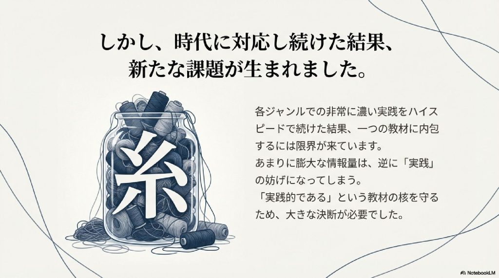 突き当たった壁。「詰め込みすぎ」の限界